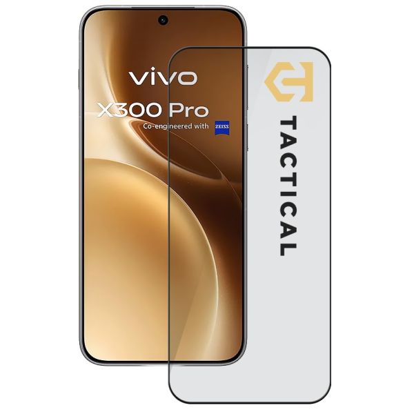 Tactical Glass Shield 5D sklo pre Vivo X300 Pro Black  8596311299698