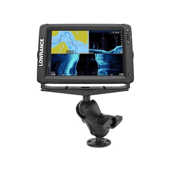 RAM zostava - základňa 11" x 3" s krátkym ramenom a guľatou základňou 3,68" s guľovým klobom 2,25" RAM-D-111U-C