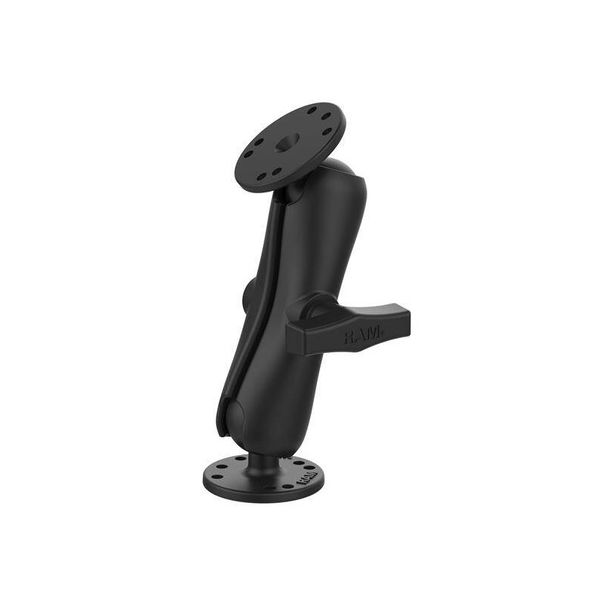 RAM zostava - stredné rameno s dvoma okrouhlými základňami 2,5" a guľovým kĺbom 1,5" RAM-101U