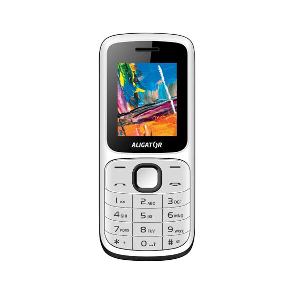 ALIGATOR D210 Dual sim bielo-čierny AD210WB