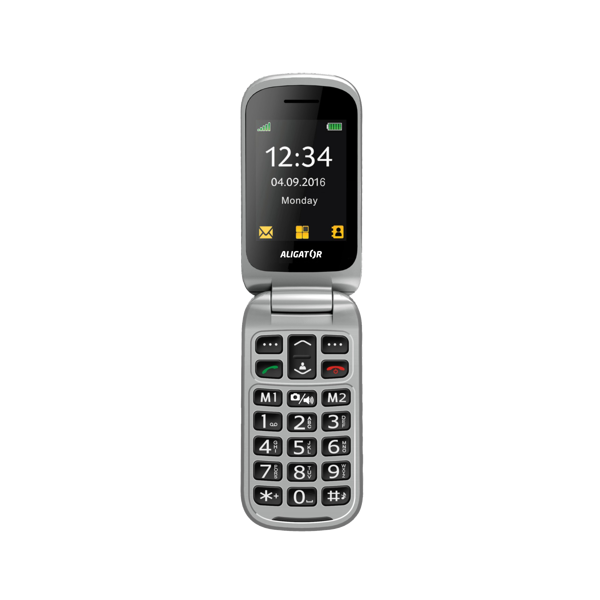 ALIGATOR V650 Senior černo-strieborný+st.nab AV650BS