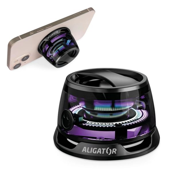 ALIGATOR reproduktor MagSafe Mini Beat BT, čierny ABSMB01