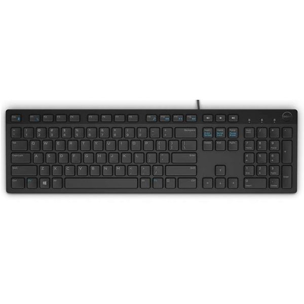 Dell KB216/Drátová USB/US layout/Čierna 580-ADHK