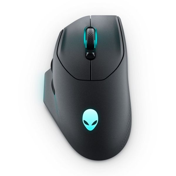 Dell Alienware 620M/Herná/Optická/Pre pravákov/26 000 DPI/Drátová+bezdrôtová/Čierna 545-BBFB