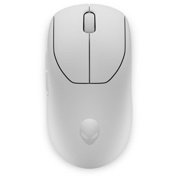 Dell Alienware Pre/Herná/Optická/Pre pravákov/26 000 DPI/Drátová+bezdrôtová/Biela 545-BBFN