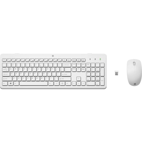 HP 230 klávesnica a myš/bezdrôtová/white 3L1F0AA#BCM