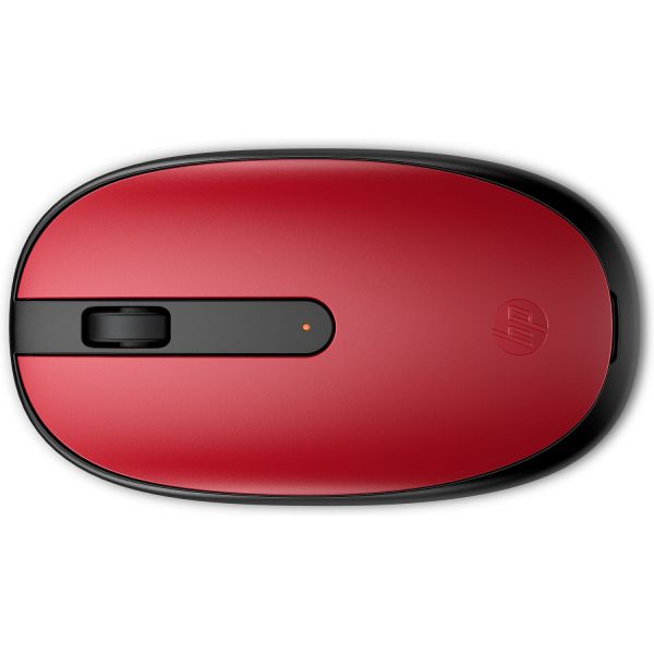 HP 240/Kancelárska/Optická/1 600 DPI/Bezdrôtová Bluetooth/Čierna-červená 43N05AA#ABB
