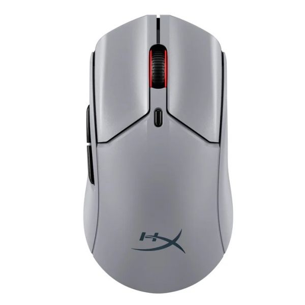 HyperX Pulsefire Haste 2 Pre/Herná/Optická/Pre pravákov/26 000 DPI/USB+BT/Sivá A1KY5AA