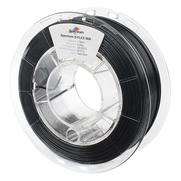 Spectrum Filament S-Flex 90A 250g, deep black