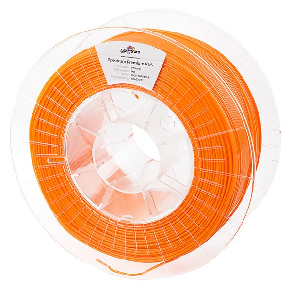 Spectrum Filament Premium PLA 1000g, lion orange
