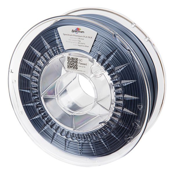 Spectrum Filament PLA Silk 1000g, sapphire blue, DOPREDAJ