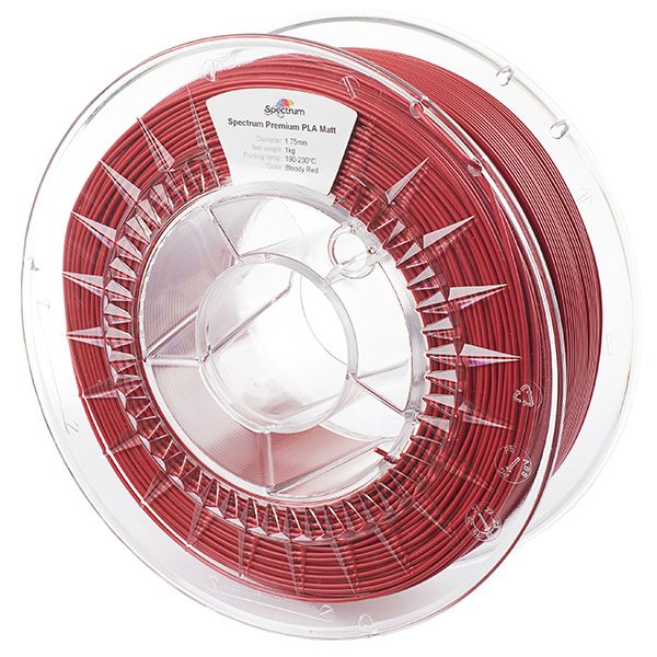 Spectrum Filament PLA Matt 1000g, bloody red