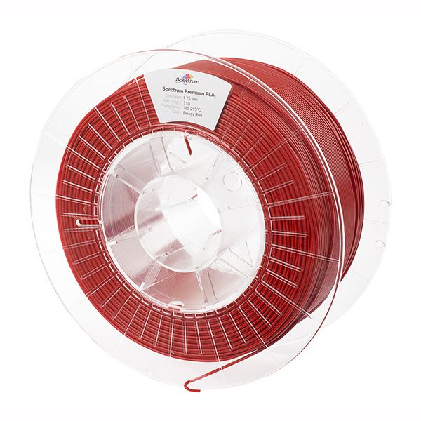Spectrum Filament Premium PLA 1000g, bloody red
