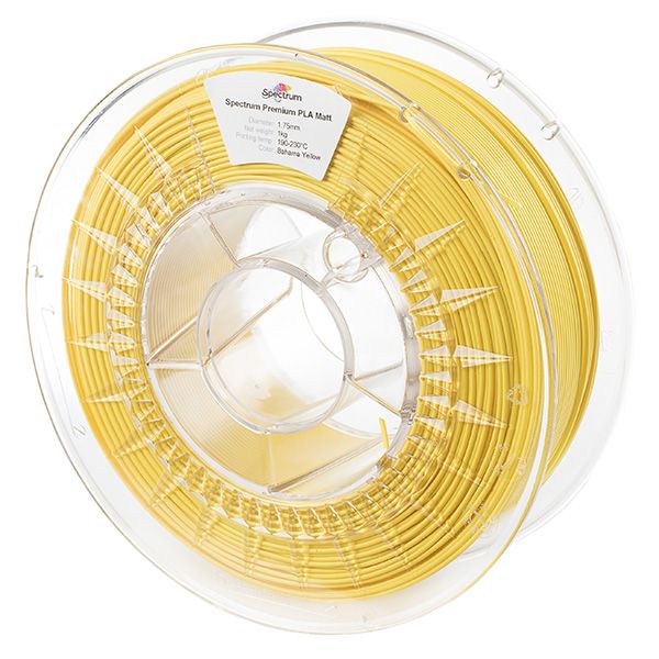 Spectrum Filament PLA Matt 1000g, bahama yellow, DOPREDAJ