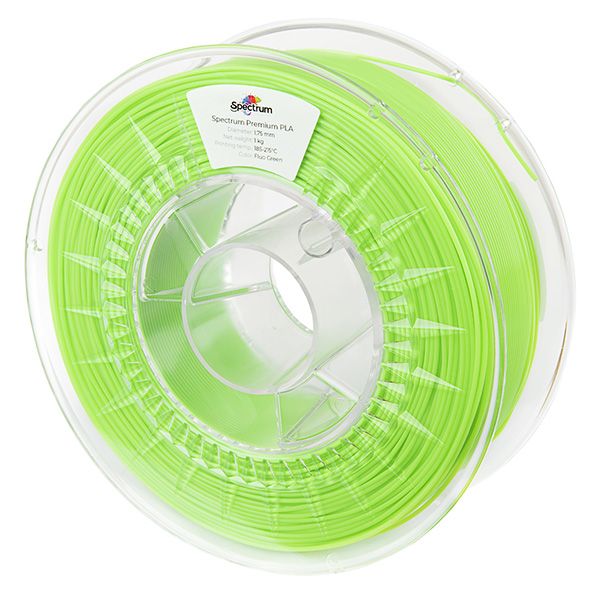 Spectrum Filament Premium PLA 1000g, fluorescent green