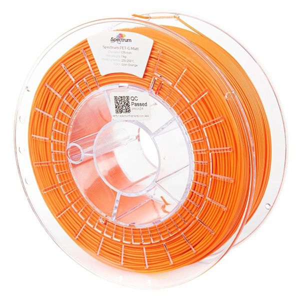 Spectrum Filament PET-G Matt 1000g, lion orange, DOPREDAJ