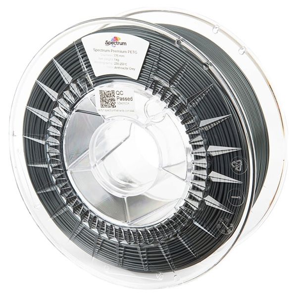 Spectrum Filament Premium PET-G 1000g, anthracite grey