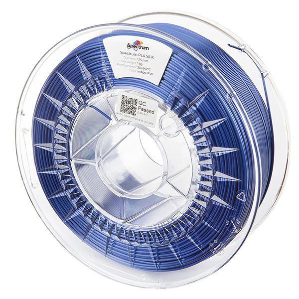 Spectrum Filament PLA Silk 1000g, indigo blue