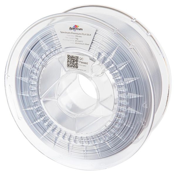 Spectrum Filament PLA Silk 1000g, aluminium silver