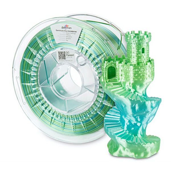 Spectrum Filament PLA Silk Rainbow 1000g, ocean melange