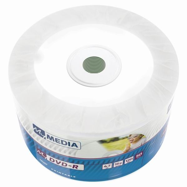 MyMedia DVD-R, 69202, 4.7GB, 16x, wrap, 50-pack, printable, 12cm, pre archiváciu dát