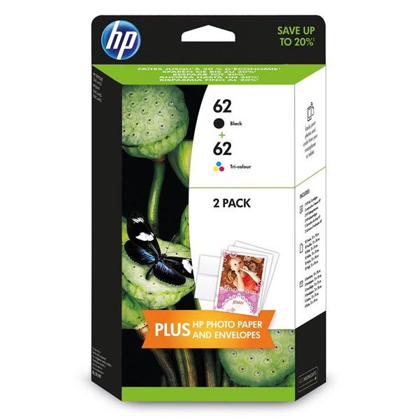 Cartridge HP 62, N9J71AE, multipack, multipack, originál