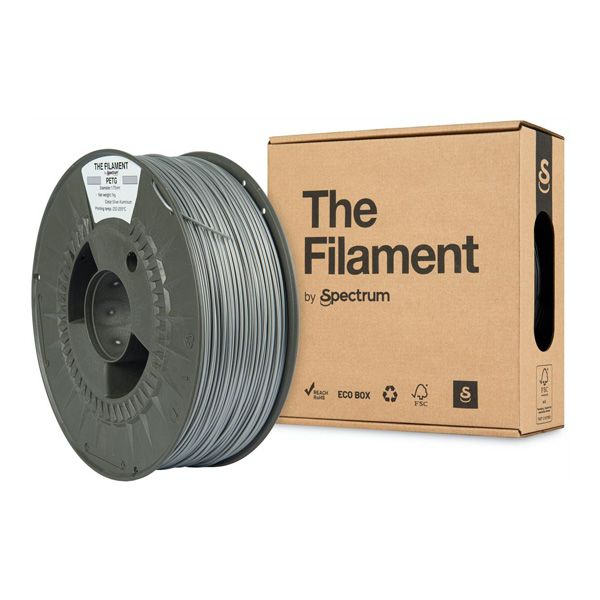 Spectrum The Filament Filament PETG 1000g, silver aluminium