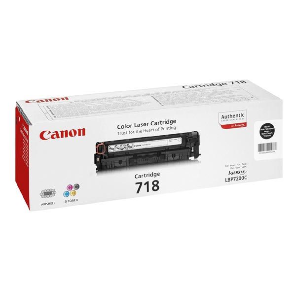 Toner Canon 718, CRG-718, 2662B005, 2-pack, čierna (black), originál