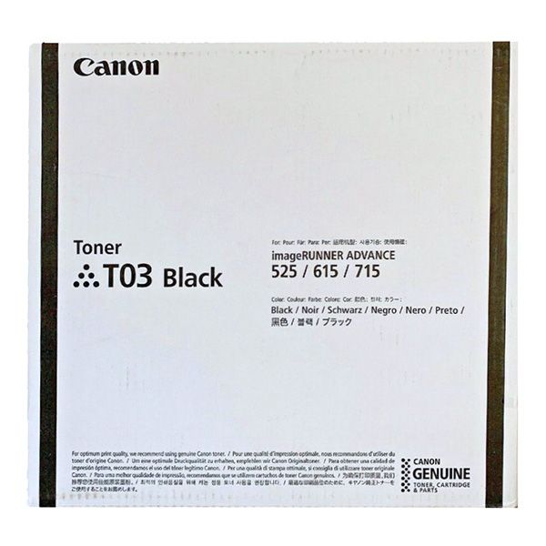 Toner Canon T03, T-03, CRG-T03, 2725C001, čierna (black), originál