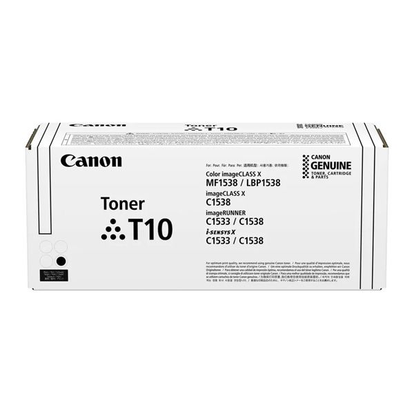 Toner Canon T10, 4566C001, black, 13000str., high capacity, čierna (black), originál