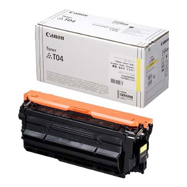 Toner Canon T04, CRG-T04, 2977C001, žltá (yellow), originál