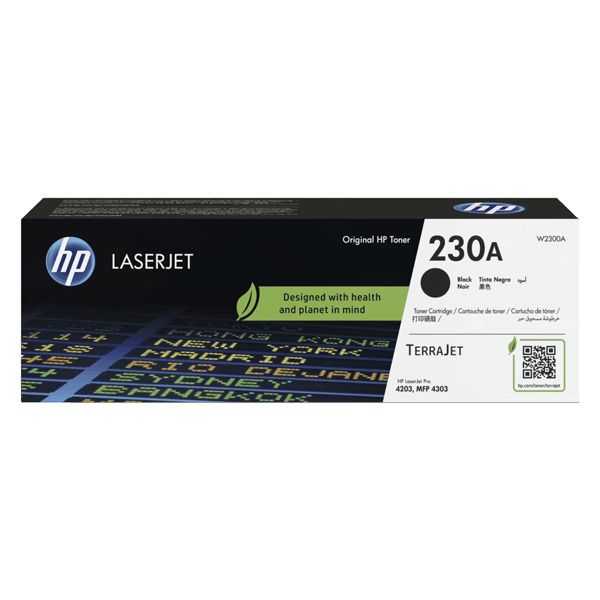 Toner HP 230A, W2300A, čierna (black), originál