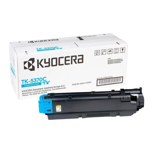 Toner Kyocera TK-5370C, TK5370C, 1T02YJCNL0, azúrová (cyan), originál