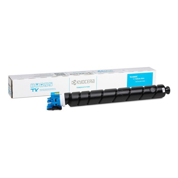 Toner Kyocera TK-8365C, TK8365C, 1T02YPCNL0, azúrová (cyan), originál