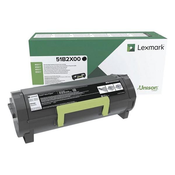 Toner Lexmark 51B2X00, MS417, MX417, MS517, MX517, MS617, MX617, čierna (black), originál