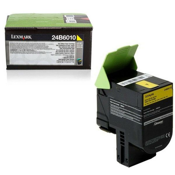 Toner Lexmark 24B6010, C2132, XC2100, XC2130, XC2132, žltá (yellow), originál