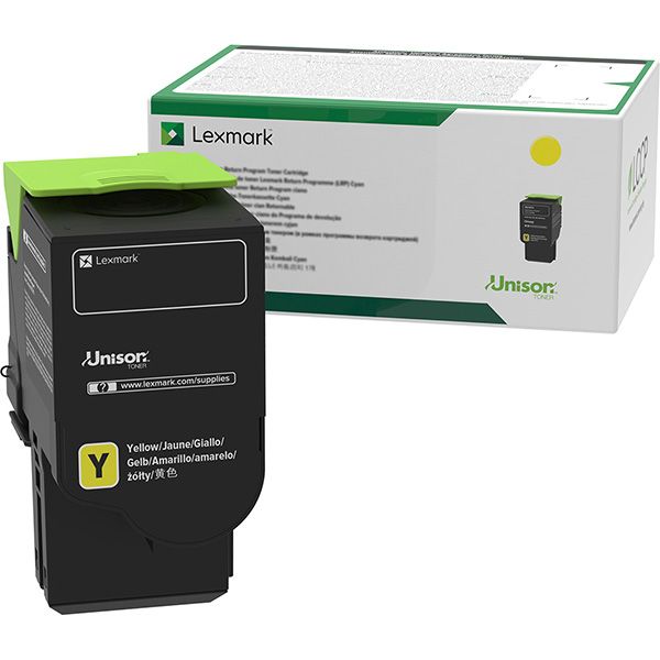 Toner Lexmark 78C2XY0, CS421, CS521, CS622, CX421, CX522, CX622, CX625, žltá (yellow), originál
