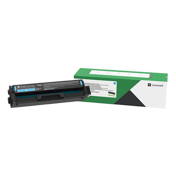 Toner Lexmark C332HC0, C3326, MC3326, azúrová (cyan), originál