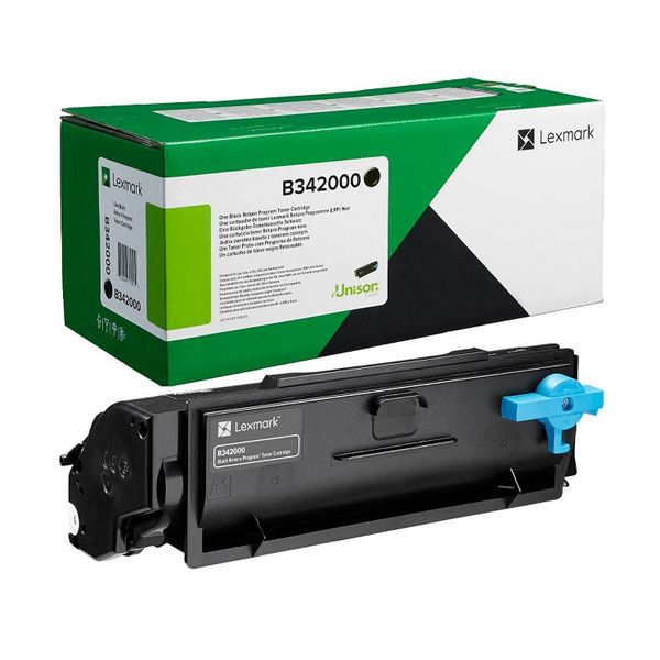 Toner Lexmark B342000, B3340, B3442, MB3442, čierna (black), originál