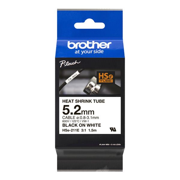 Brother HSe-211E, HSe211E, 5,2 mm x 1,5 m