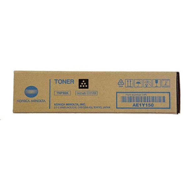 Toner Konica Minolta TNP92K, AE1Y150, čierna (black), originál