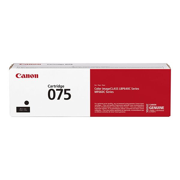 Toner Canon 075 BK, CRG-075 BK, 6365C002, čierna (black), originál