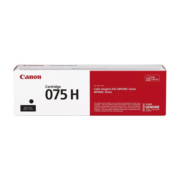 Toner Canon 075H BK, CRG-075H BK, 6369C002, čierna (black), originál