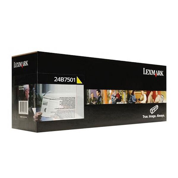 Toner Lexmark 24B7501, C2326, XC2326, žltá (yellow), originál