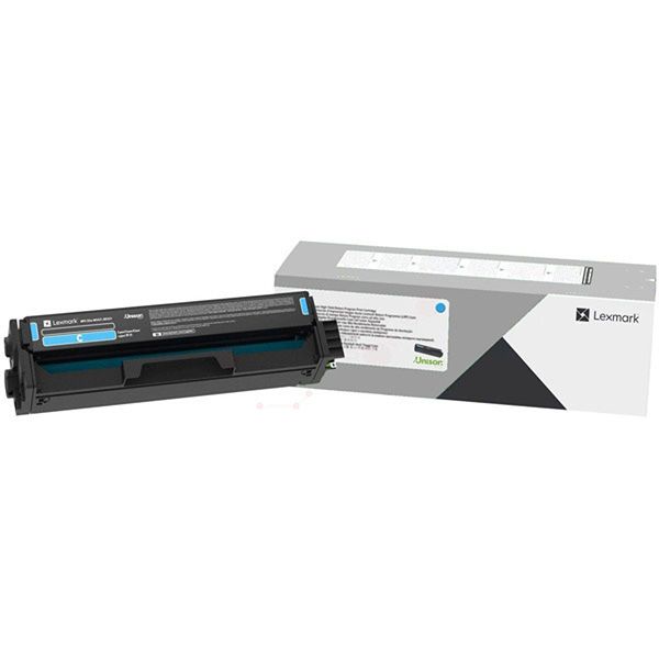 Toner Lexmark 24B7499, C2326, XC2326, azúrová (cyan), originál
