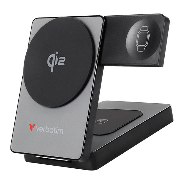 Verbatim, Powerbanka Charge ,n, Go Qi2, 5/9/12V, nabíjanie telefónu,hodiniek,Airpods, 32295, 10000mAh, magnetické pripevnenie, š