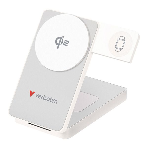 Verbatim, Powerbanka Charge ,n, Go Qi2, 5/9/12V, nabíjanie telefónu,hodiniek,Airpods, 32296, 10000mAh, magnetické pripevnenie, b