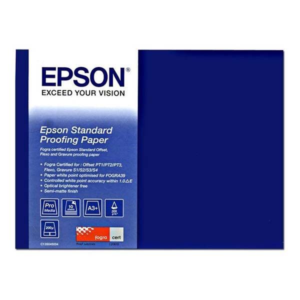 Epson Standard Proofing Paper, C13S045005, foto papier, polomatný, biely, A3+, 205 g/m2, 100 ks, atramentový