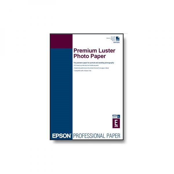 Epson Premium Luster Photo Paper, C13S042123, foto papier, lesklý, biely, A2, 250 g/m2, 25 ks, atramentový