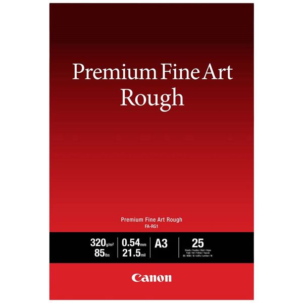 Canon Fine Art Rough, FA-RG1, foto papier, matný, 4562C003, biely, A3, 320 g/m2, 25 ks, atramentový